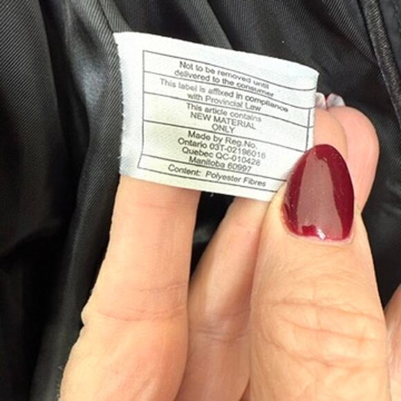 Karl Lagerfeld Paris Quilted Jacket Black Faux Fur Collar Zip Up Women’s S - Picture 5 of 9